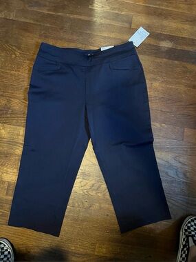 croft & barrow Navy Pull-On Ponte Pants